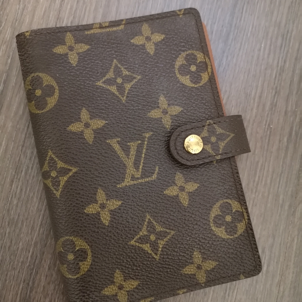 AUTH LOUIS VUITTON Agenda PM Mint